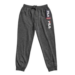 FILA NWT Men’s XL Charcoal Jogger Sleepwear Pants Lounge Athleisure